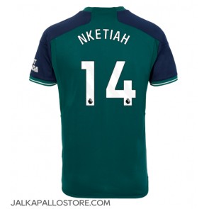 Arsenal Eddie Nketiah #14 Kolmaspaita 2023-24 Lyhythihainen